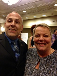 Brian Darling & Lorri Jean, CEO of the LA LGBT Center